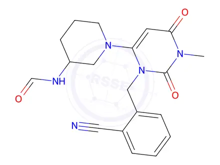 Chemical structure of Alogliptin Impurity 113