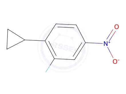 Chemical structure of 1-Cyclopropyl-2-fluoro-4-nitrobenzene