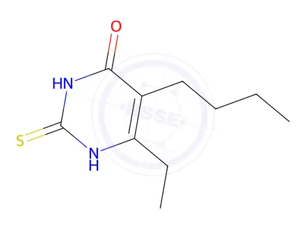 Chemical structure of 5-Butyl-6-ethyl-2-thioxo-2,3-dihydropyrimidin-4(1H)-one