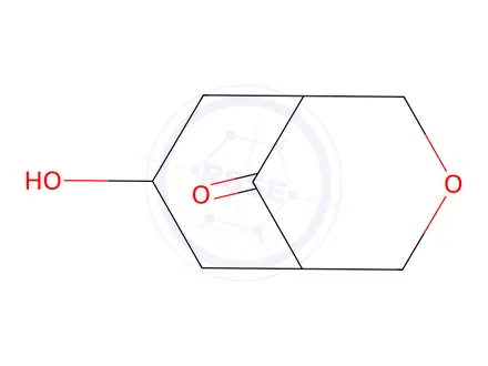 Chemical structure of 7-Hydroxy-3-oxabicyclo[3.3.1]Nonan-9-one