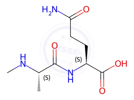 Chemical structure of Alanyl Glutamine Impurity 25