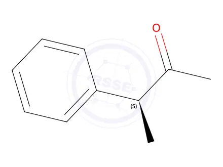 Chemical structure of (S)-3-Phenyl-2-butanone