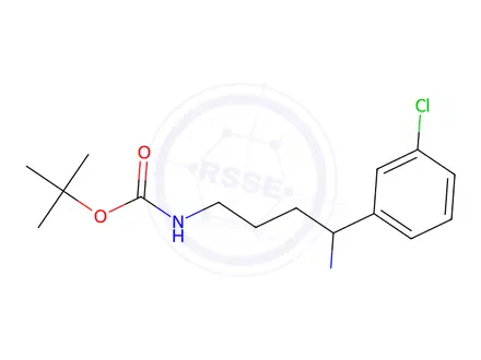 Chemical structure of Tert-butyl (4-amino-4-(3-chlorophenyl)butyl)carbamate