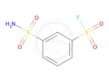 Chemical structure of 3-sulfamoylbenzene-1-sulfonyl fluoride