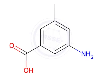 Chemical structure of 3-Amino-5-methylbenzoic Acid