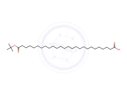 Chemical structure of Hexacosanedioic Acid mono-t-butyl ester