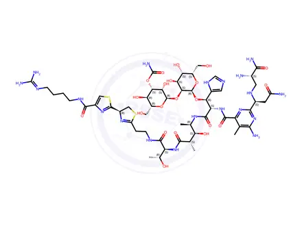 Chemical structure of phleomycin D1