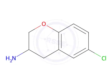 Chemical structure of (S)-6-Chlorochroman-3-amine