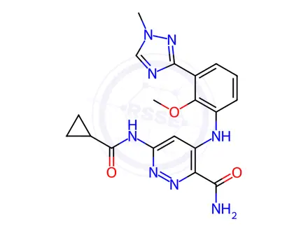 Chemical structure of Deucravacitinib Impurity 61