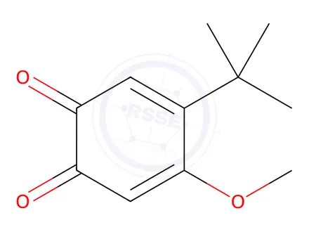 Chemical structure of 4-T-BUTYL-5-METHOXY-O-BENZOQUINONE