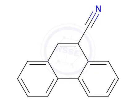 Chemical structure of 9-Cyanophenanthrene