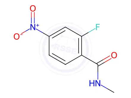 Chemical structure of 2-Fluoro-N-methyl-4-nitrobenzamide