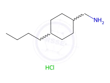 Chemical structure of (4-Butylcyclohexyl)methanamine Hydrochloride