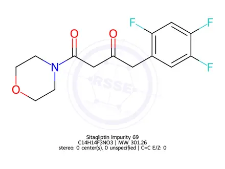 Chemical structure of Sitagliptin Impurity 232