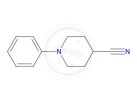 Chemical structure of 1-Phenylpiperidine-4-carbonitrile