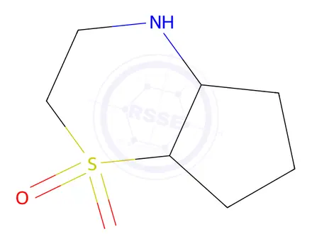 Chemical structure of Octahydrocyclopenta[b][1,4]thiazine 1,1-dioxide