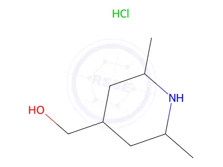Chemical structure of (2,6-Dimethylpiperidin-4-yl)methanol hydrochloride