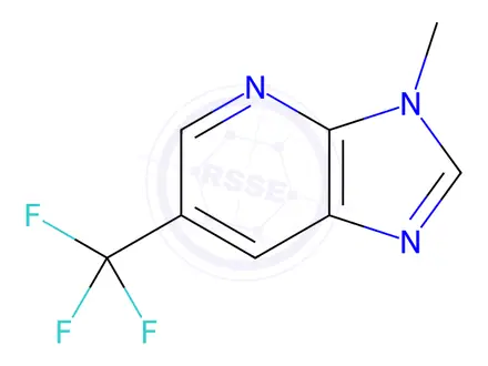 Chemical structure of 3-Methyl-6-(trifluoromethyl)-3H-imidazo[4,5-b]pyridine