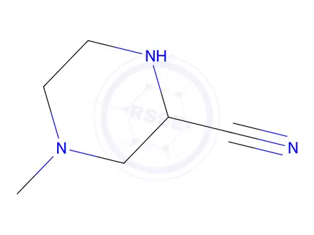 Chemical structure of 4-methylpiperazine-2-carbonitrile