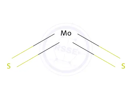 Chemical structure of Molybdenite