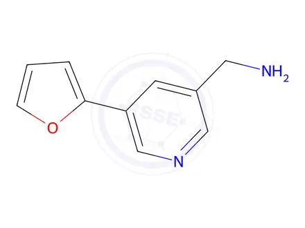 Chemical structure of [5-(furan-2-yl)pyridin-3-yl]methanamine