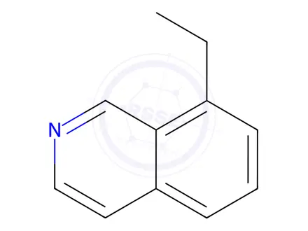 Chemical structure of Isoquinoline, 8-ethyl-(6CI,9CI)