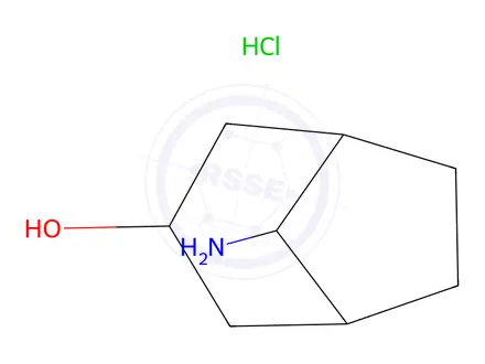 Chemical structure of 8-Aminobicyclo[3.2.1]octan-3-ol;hydrochloride