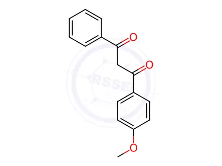 Chemical structure of 1-(4-Methoxyphenyl)-3-phenylpropane-1,3-dione