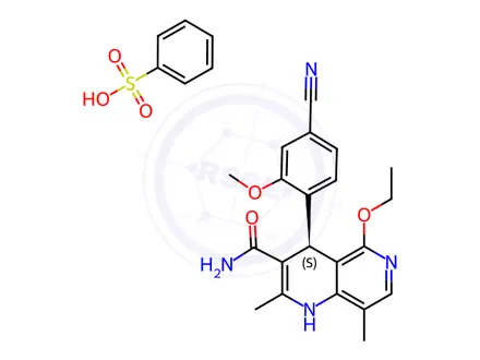 Chemical structure of Finerenone besylate