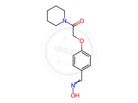 Chemical structure of p-(Piperidinocarbonylmethoxy)benzaldehyde oxime