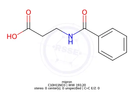 Chemical structure of βmipron