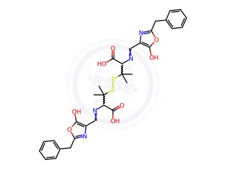 Chemical structure of Penicillenic Acid Disulfide