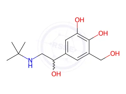 Chemical structure of Levalbuterol Impurity G