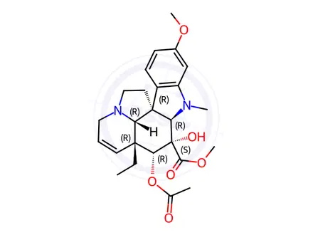 Chemical structure of Vindoline
