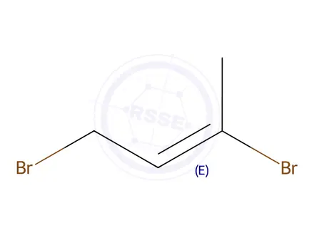 Chemical structure of (2E)-1,3-Dibromo-2-butene