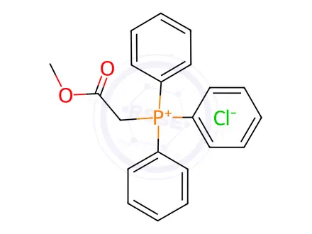 Chemical structure of (2-Methoxy-2-oxoethyl)triphenylphosphonium Chloride