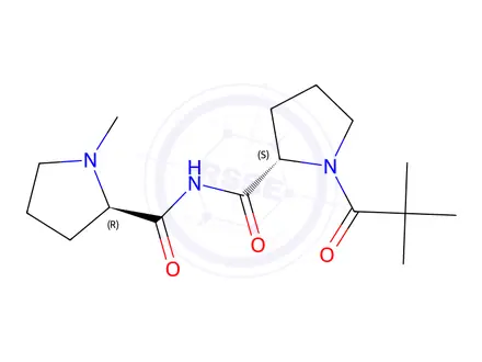 Chemical structure of (R)-1-Methyl-N-((S)-1-pivaloylpyrrolidine-2-carbonyl)pyrrolidine-2-carboxamide