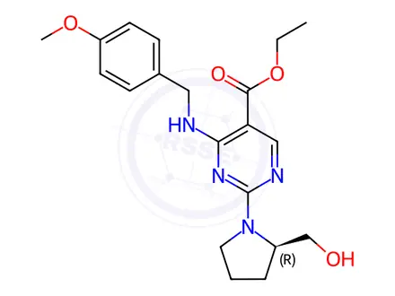 Chemical structure of Avanafil Impurity 186