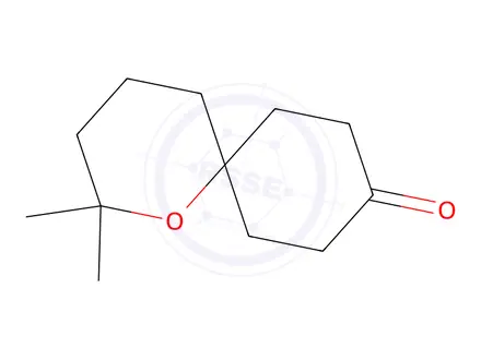 Chemical structure of 2,2-Dimethyl-1-oxaspiro[5.5]undecan-9-one