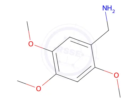 Chemical structure of 2,4,5-Trimethoxybenzylamine