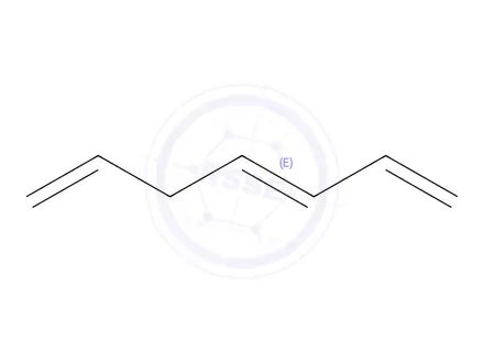 Chemical structure of 1,3,6-HEPTATRIENE