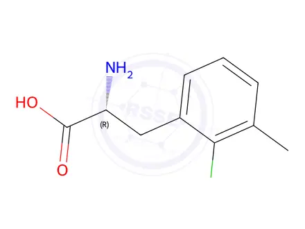 Chemical structure of (2R)-2-amino-3-(2-chloro-3-methylphenyl)propanoic acid