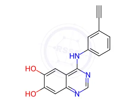 Chemical structure of Erlotinib Impurity 180