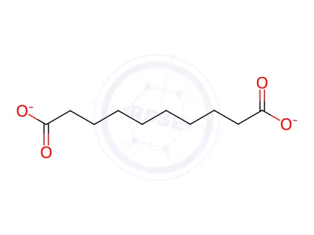 Chemical structure of Decanedioic acid disodium salt