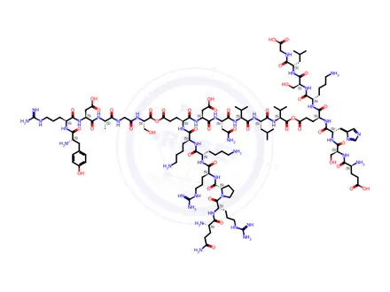 Chemical structure of [Tyr43] Parathyroid Hormone (43-68), human