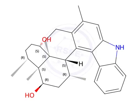 Chemical structure of Aflavazole