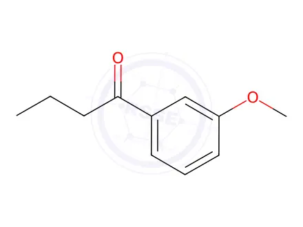Chemical structure of 3'-Methoxybutyrophenone
