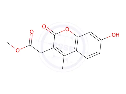 Chemical structure of Methyl 2-(7-hydroxy-4-methyl-2-oxo-2h-chromen-3-yl)acetate