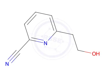 Chemical structure of 6-(2-Hydroxyethyl)picolinonitrile