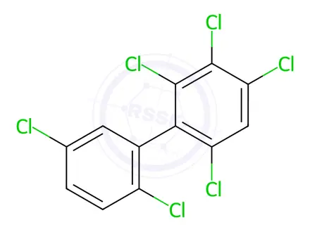 Chemical structure of 2,2',3,4,5',6-Hexachlorobiphenyl
